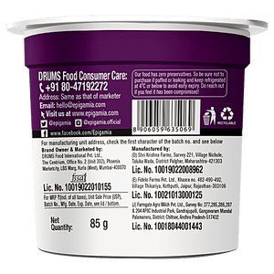 EPIGAMIA WILD RESPERBERRY YOGHURT 90G - SuperMarcheStore