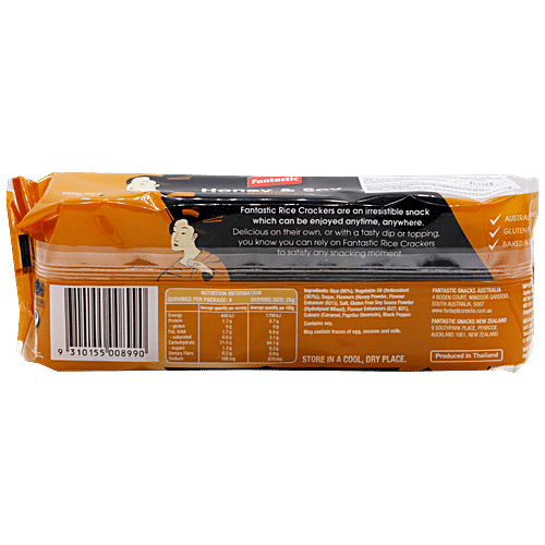 FANTASTIC HONEY & SOY RICE CRACKERS 100GM - SuperMarcheStore