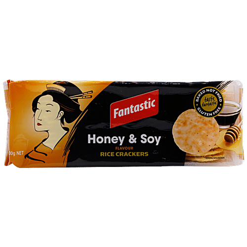 FANTASTIC HONEY & SOY RICE CRACKERS 100GM - SuperMarcheStore