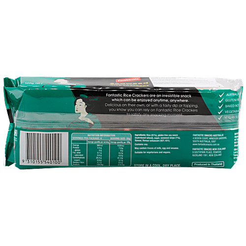 FANTASTIC RICE CRACKER SEAWEED 100 GM - SuperMarcheStore