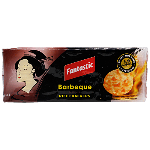 FANTASTIC RICE CRACKERS BARBEQUE 100 GM - SuperMarcheStore