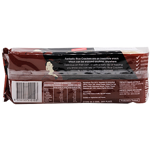 FANTASTIC RICE CRACKERS BARBEQUE 100 GM - SuperMarcheStore