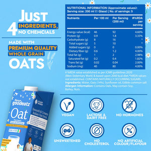 FAST & UP OAT PLANT BASED MILK 1 LTR - SuperMarcheStore