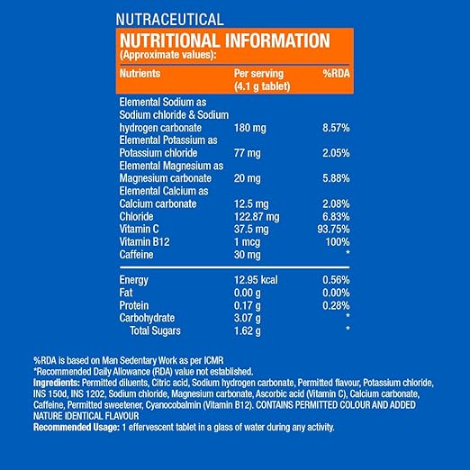FAST & UP VITALIZE ORANGE FLVR TAB 20N - SuperMarcheStore