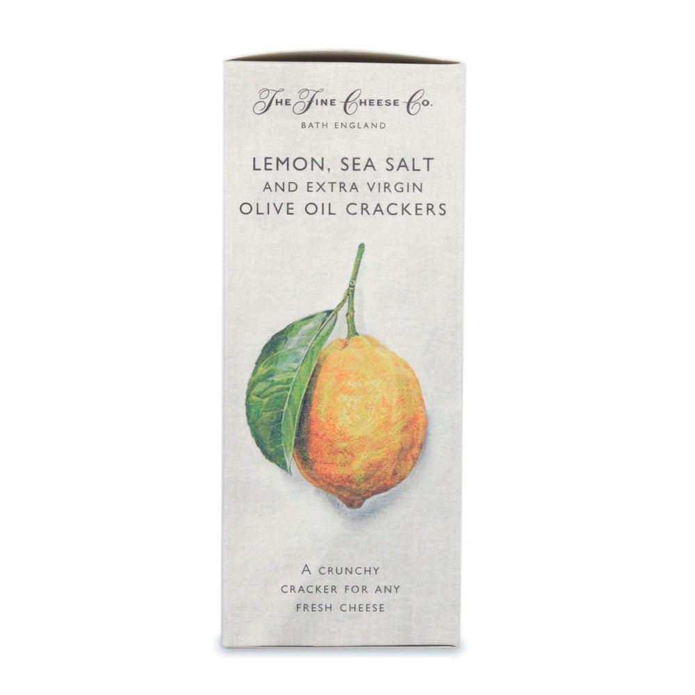 FC LEMON SEA SALT AND EXTRA VIRGIN OLIVE OIL CRACKERS 125 GM - SuperMarcheStore