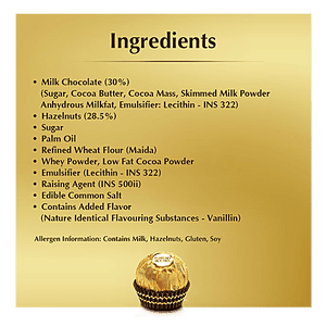 FERRERO ROCHER CHOCOLATE T - 16 - SuperMarcheStore
