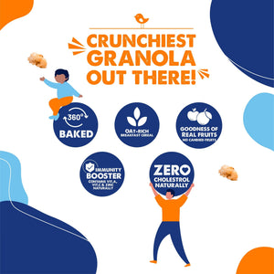 FIT AND FLEX CRUNCHY GRANOLA CHOCO ALMOND COOKIES - SuperMarcheStore