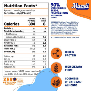 FIT AND FLEX FRUITY CRUNCHY MUESLI 210 GM - SuperMarcheStore