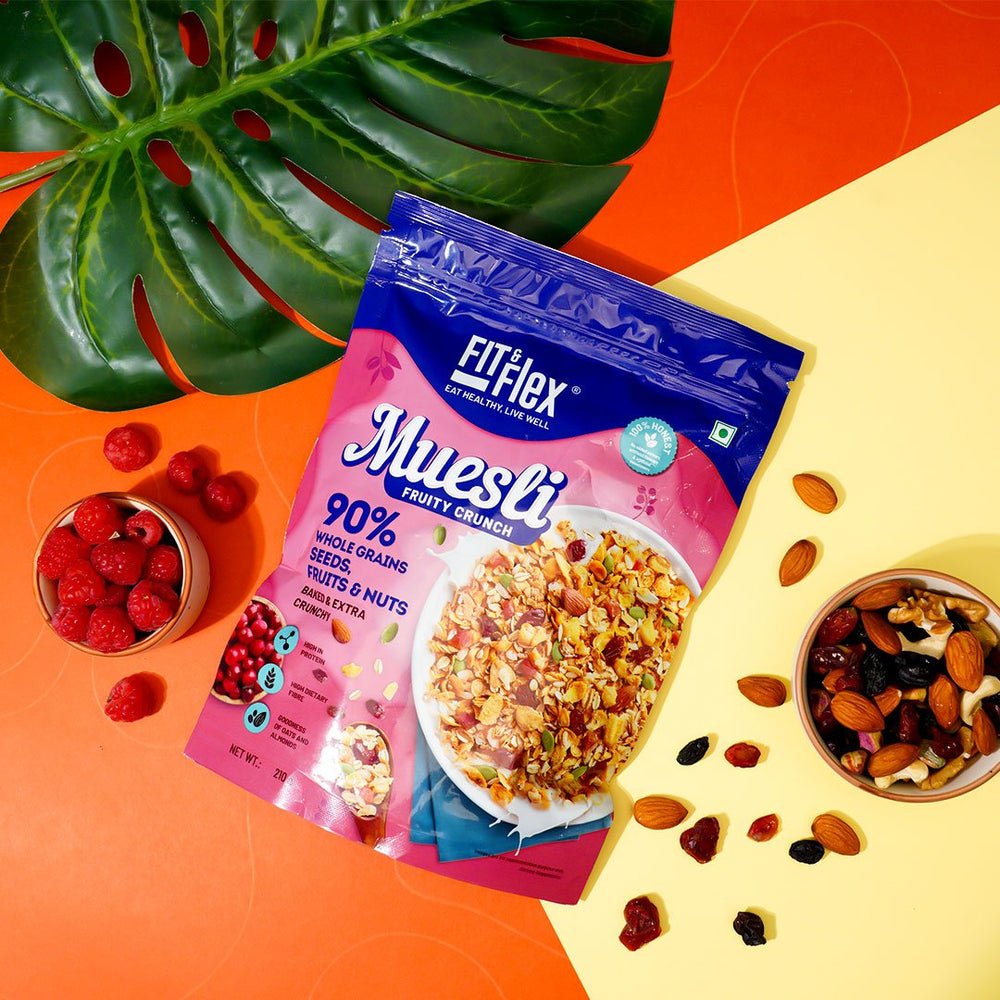 FIT AND FLEX FRUITY CRUNCHY MUESLI 210 GM - SuperMarcheStore