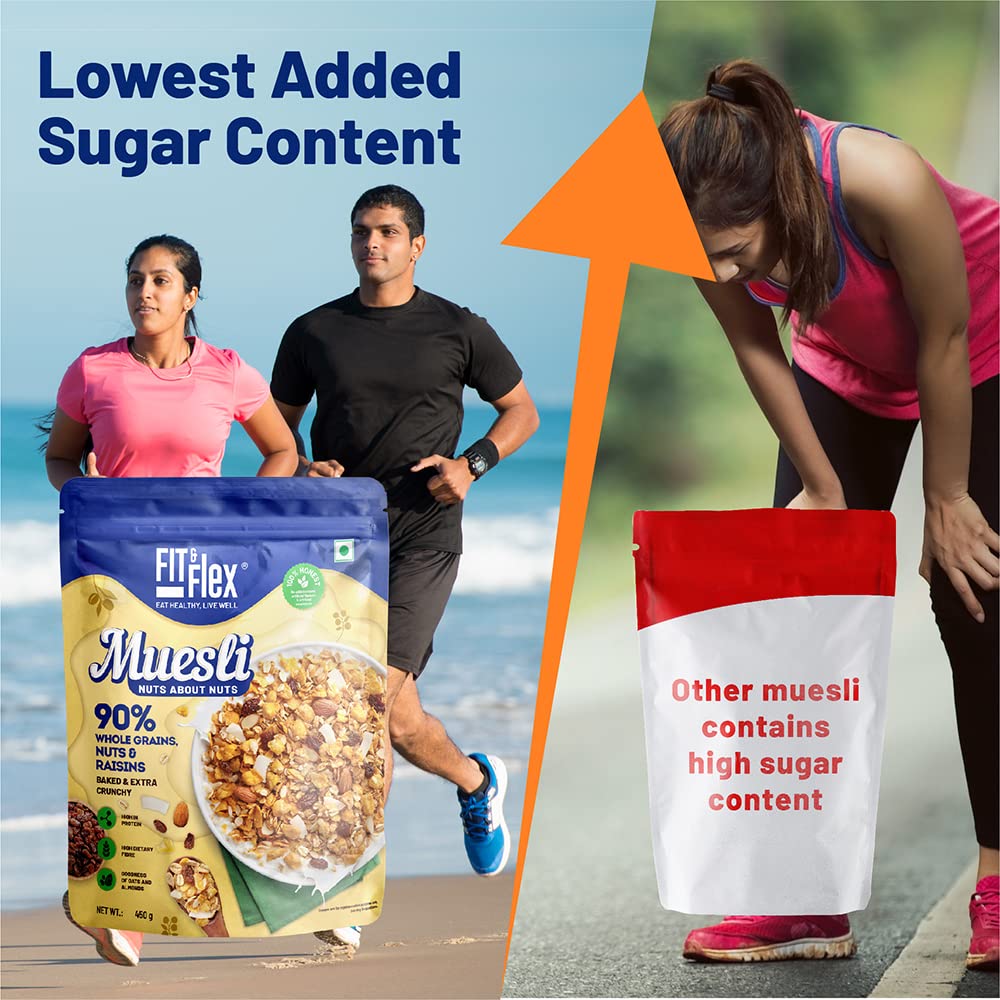 FIT AND FLEX MUESLI NUTS ABOUT NUTS - SuperMarcheStore