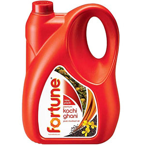 FORTUNE KACHI GHANI PURE MUSTARD OIL 5L - SuperMarcheStore
