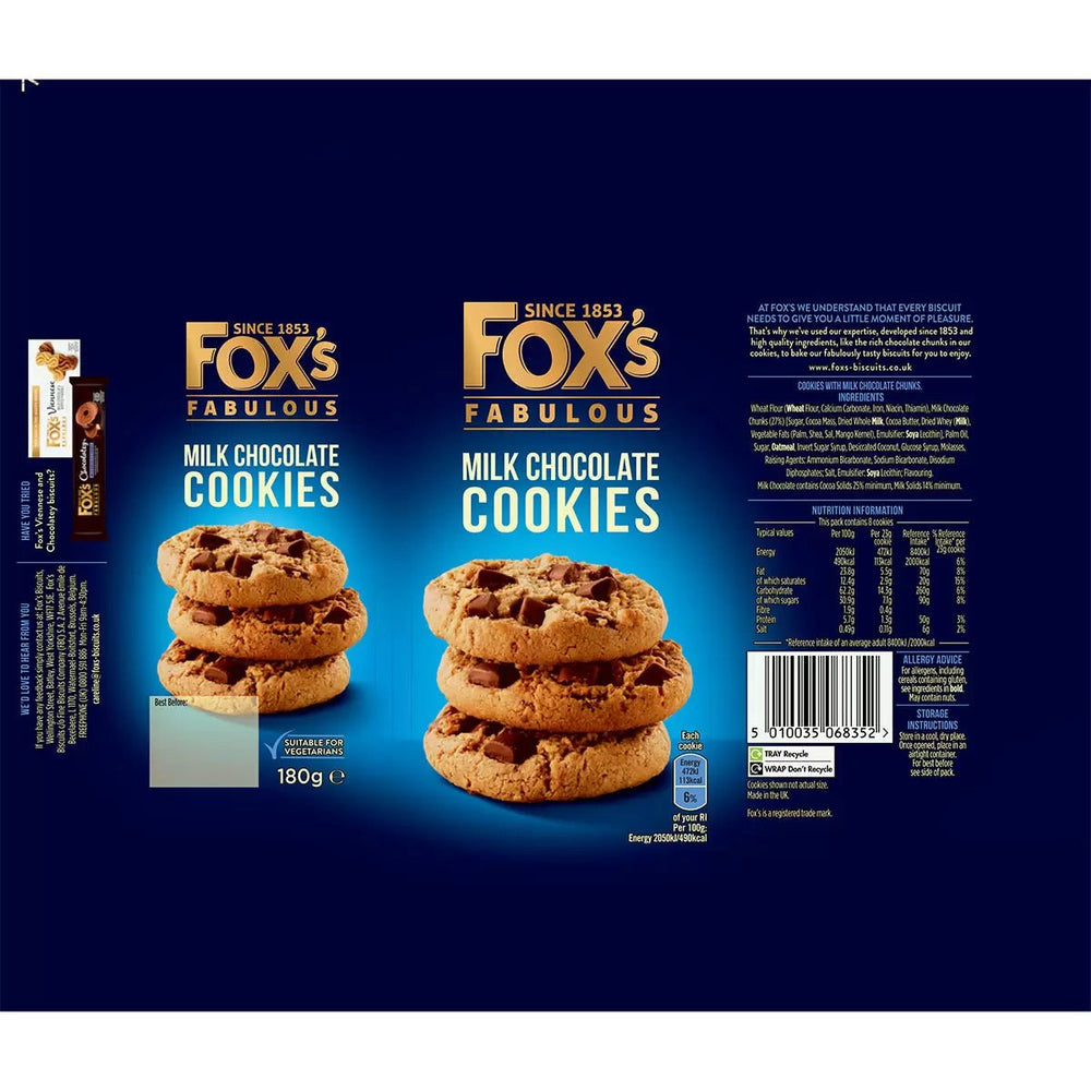 FOXS ASSORTED COOKIES 180 GM - SuperMarcheStore