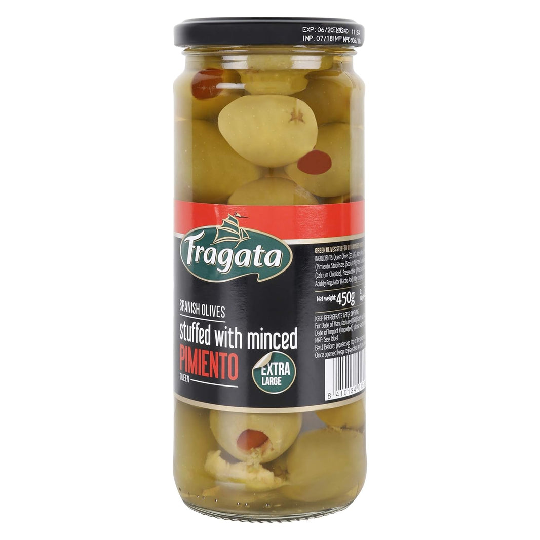 FRA PIMIENTO STUFF OLIVES 450G - SuperMarcheStore