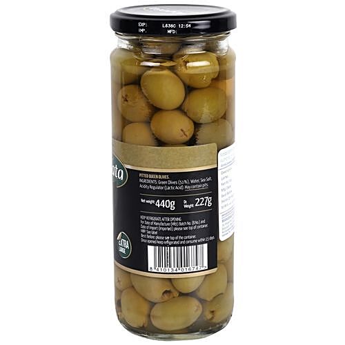 FRA PITTED GREEN OLIVES 440G - SuperMarcheStore