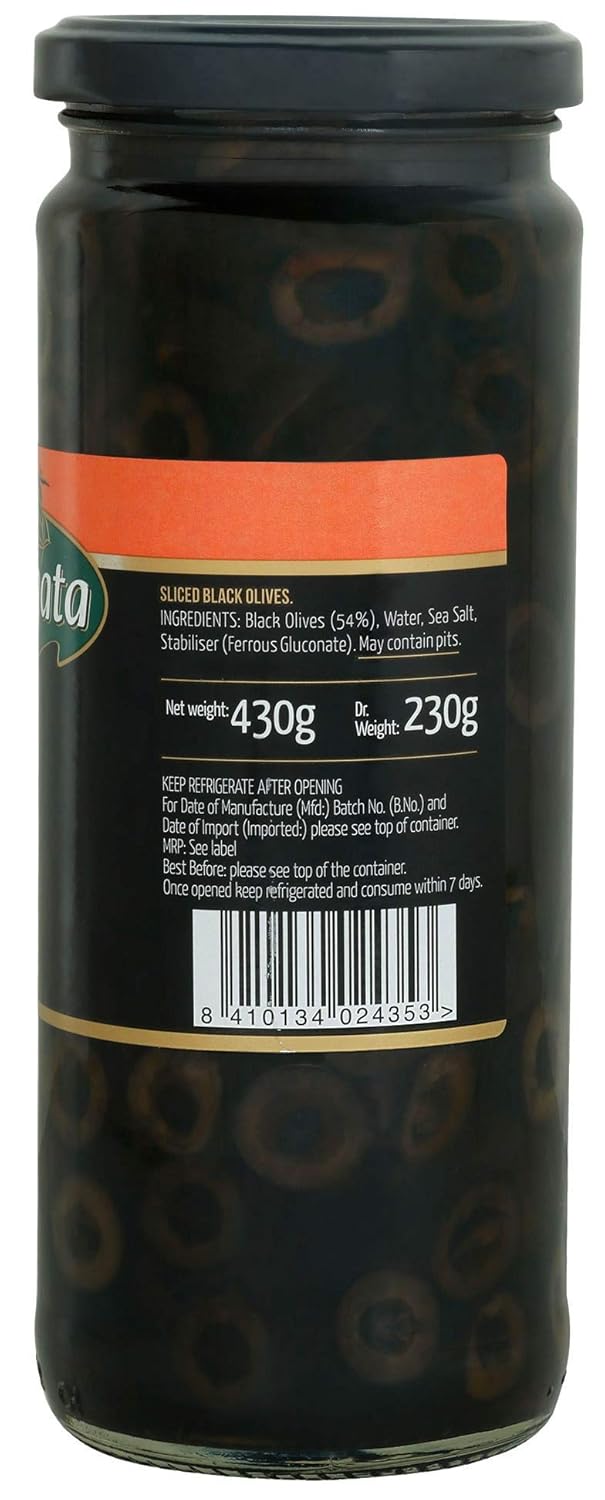 FRA SLICED BLACK OLIVES 430G - SuperMarcheStore