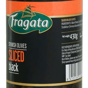 FRA SLICED BLACK OLIVES 430G - SuperMarcheStore