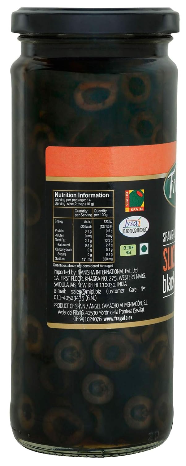 FRA SLICED BLACK OLIVES 430G - SuperMarcheStore