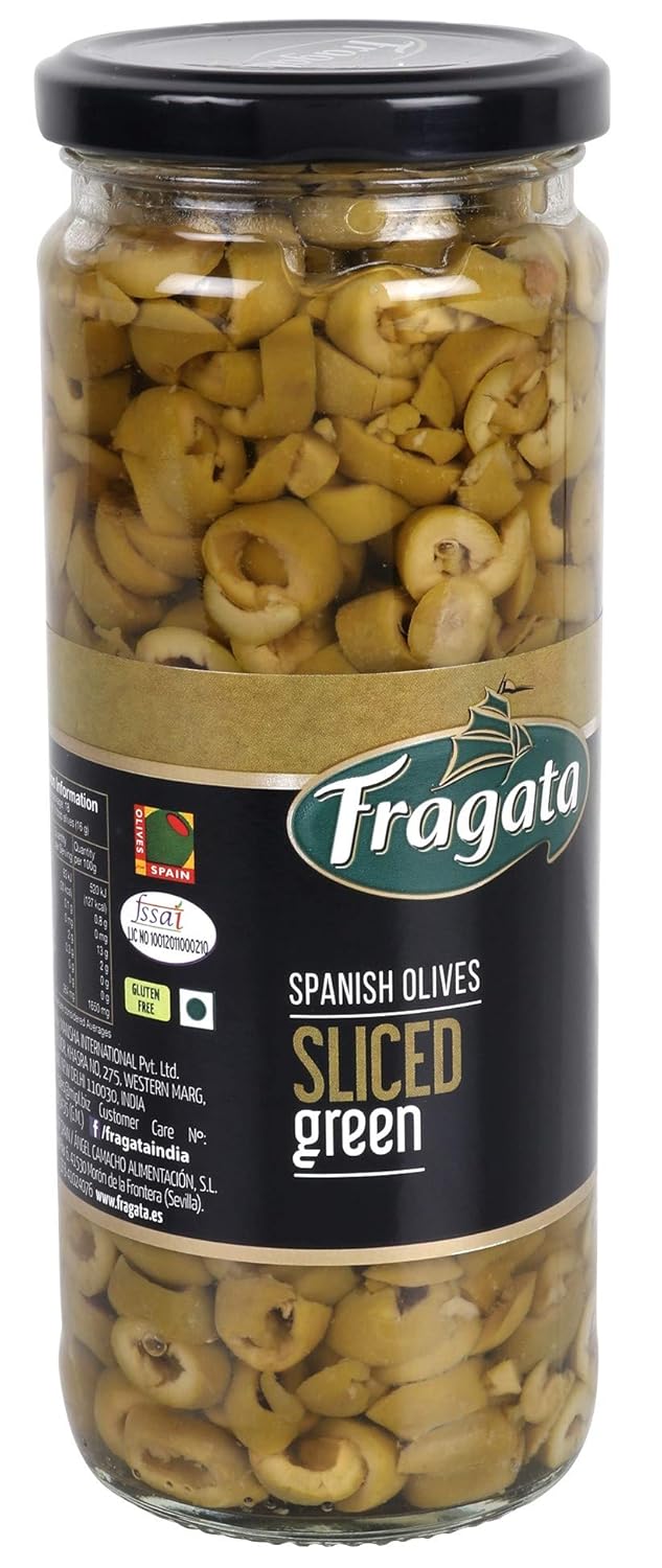 FRAGATA SLICED GREEN OLIVES 450G - SuperMarcheStore