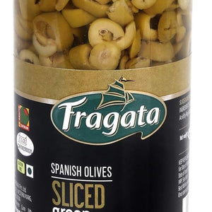 FRAGATA SLICED GREEN OLIVES 450G - SuperMarcheStore