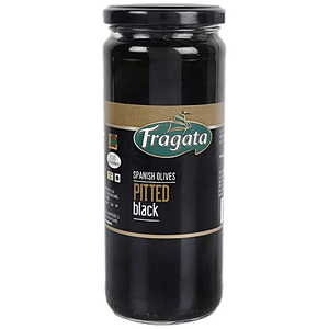 FRAGATA SPANISH OLIVES PITTED BLACK 440 GM - SuperMarcheStore