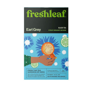 FRESH LEAF EARL GREY TEA BAGS 40 GM 20BAGS - SuperMarcheStore