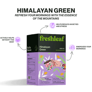 FRESH LEAF HIMALAYAN GREEN TEA 40 GM 20 BAGS - SuperMarcheStore