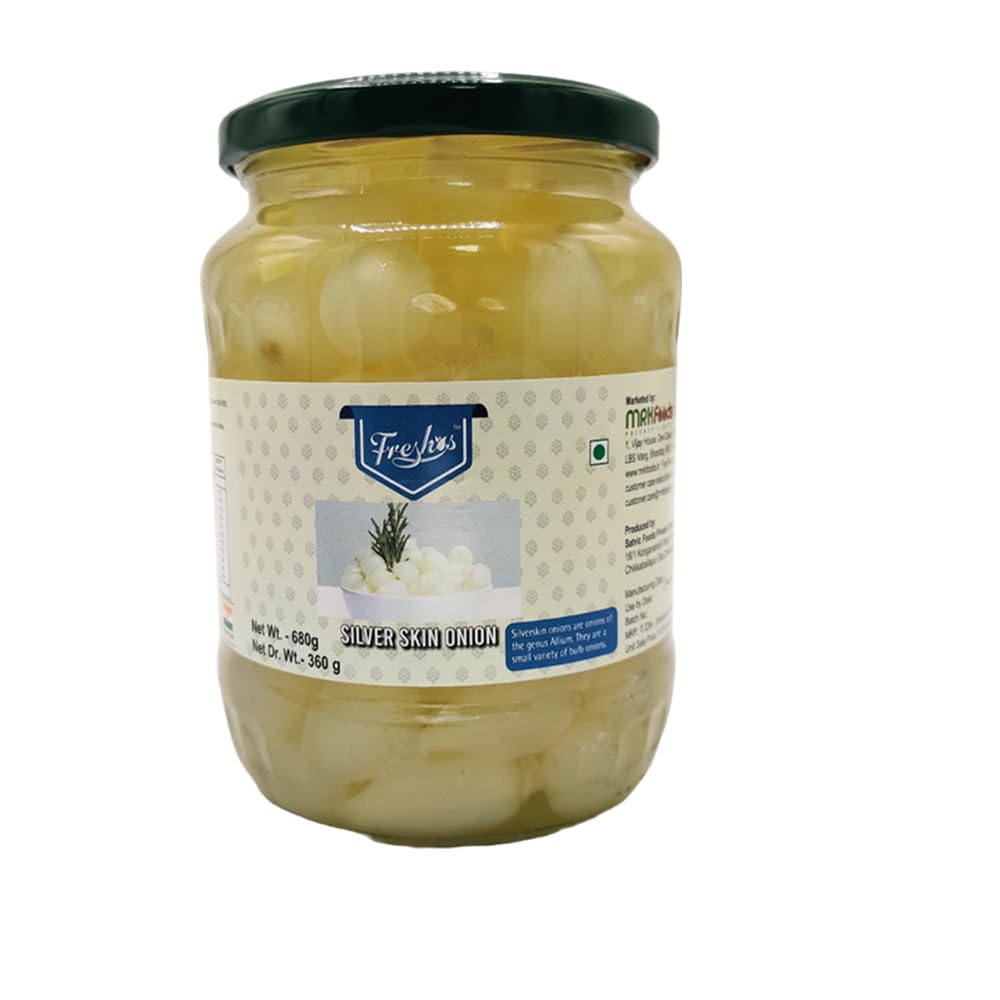 FRESHOS SILVER SKIN ONIONS 680 GM - SuperMarcheStore