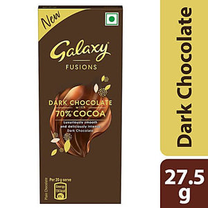 GALAXY FUSIONS DARK CHOCOLATE 70% COCOA 27.5GM - SuperMarcheStore