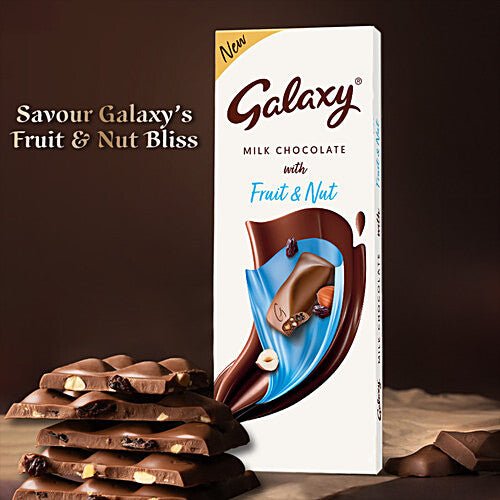 GALAXY MILK CHOC WITH FRUIT N NUT 52 GM - SuperMarcheStore