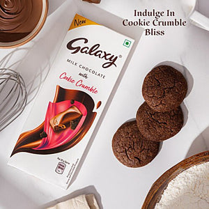 GALAXY MILK CHOCLATE WITH COOKIE CRUMBLE 50 GM - SuperMarcheStore