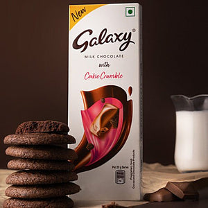 GALAXY MILK CHOCLATE WITH COOKIE CRUMBLE 50 GM - SuperMarcheStore