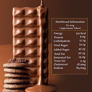 GALAXY MILK CHOCLATE WITH COOKIE CRUMBLE 50 GM - SuperMarcheStore