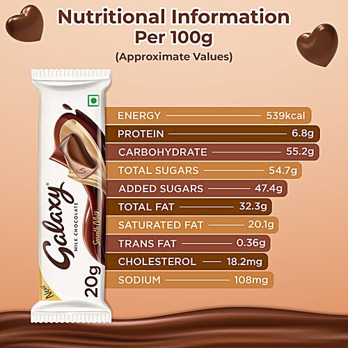 GALAXY SMOOTH MILK 20 GM - SuperMarcheStore