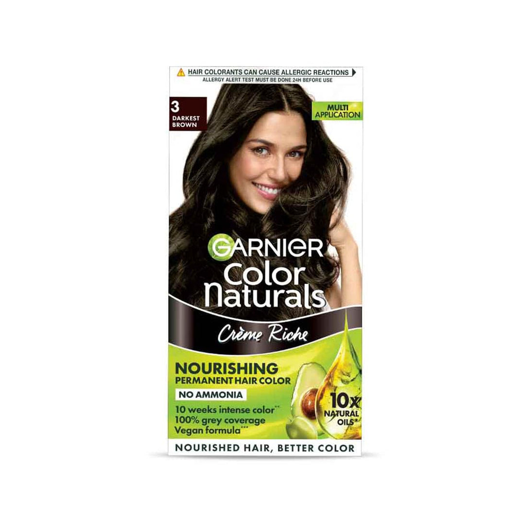 GARNIER COLOR NATURAL DAKEST BROWN 3 60G - SuperMarcheStore