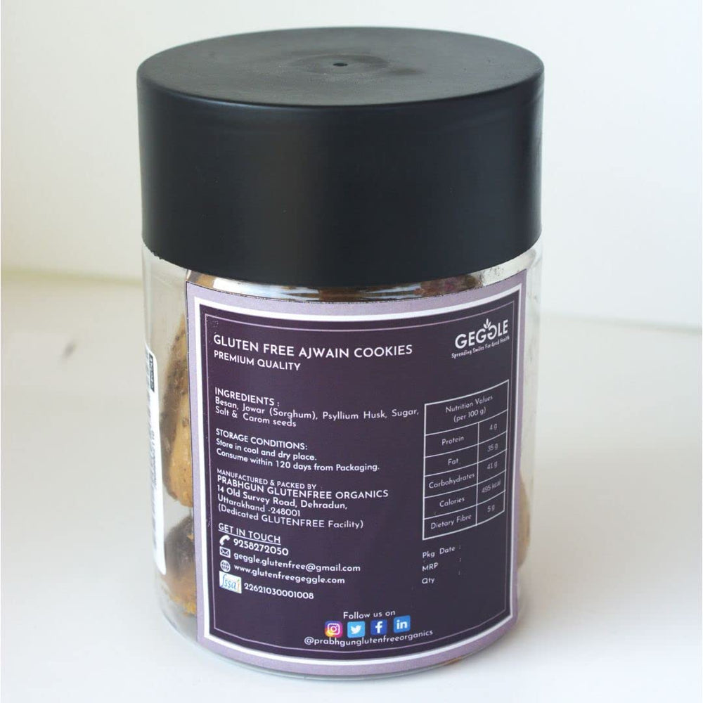 GEGGLE AJWAIN COOKIES 145 GM - SuperMarcheStore