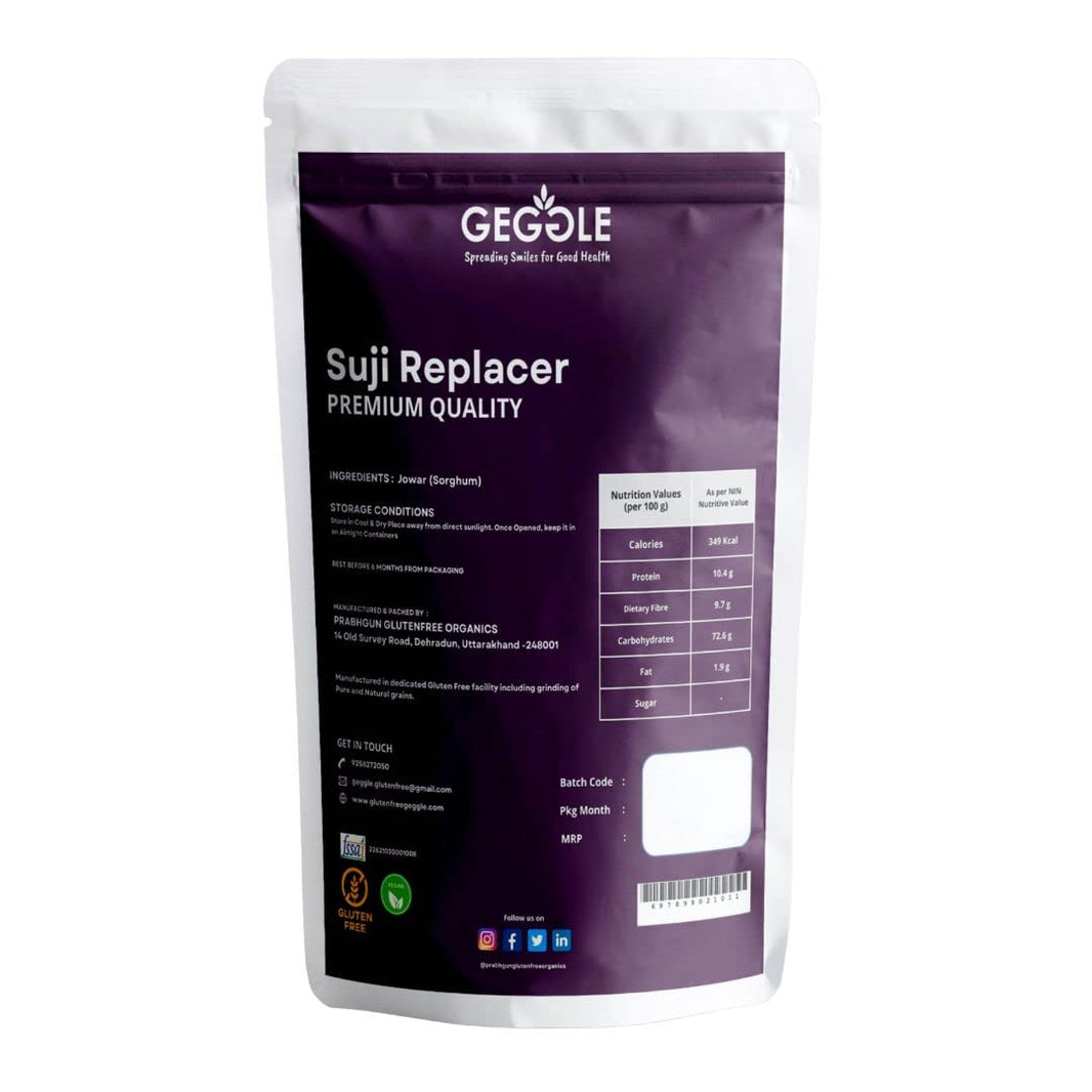 GEGGLE GLUTEN FREE SUJI REPLACER 500 GM - SuperMarcheStore