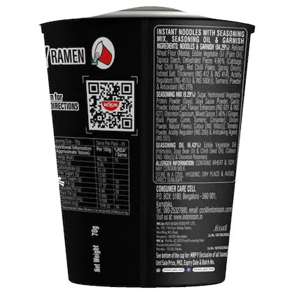 NISSIN KOREAN VEG NOODLES 70 GM