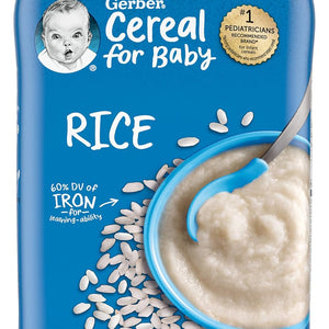 GERBER GRAIN NON - GMO RICE CEREALS 227 GM - SuperMarcheStore
