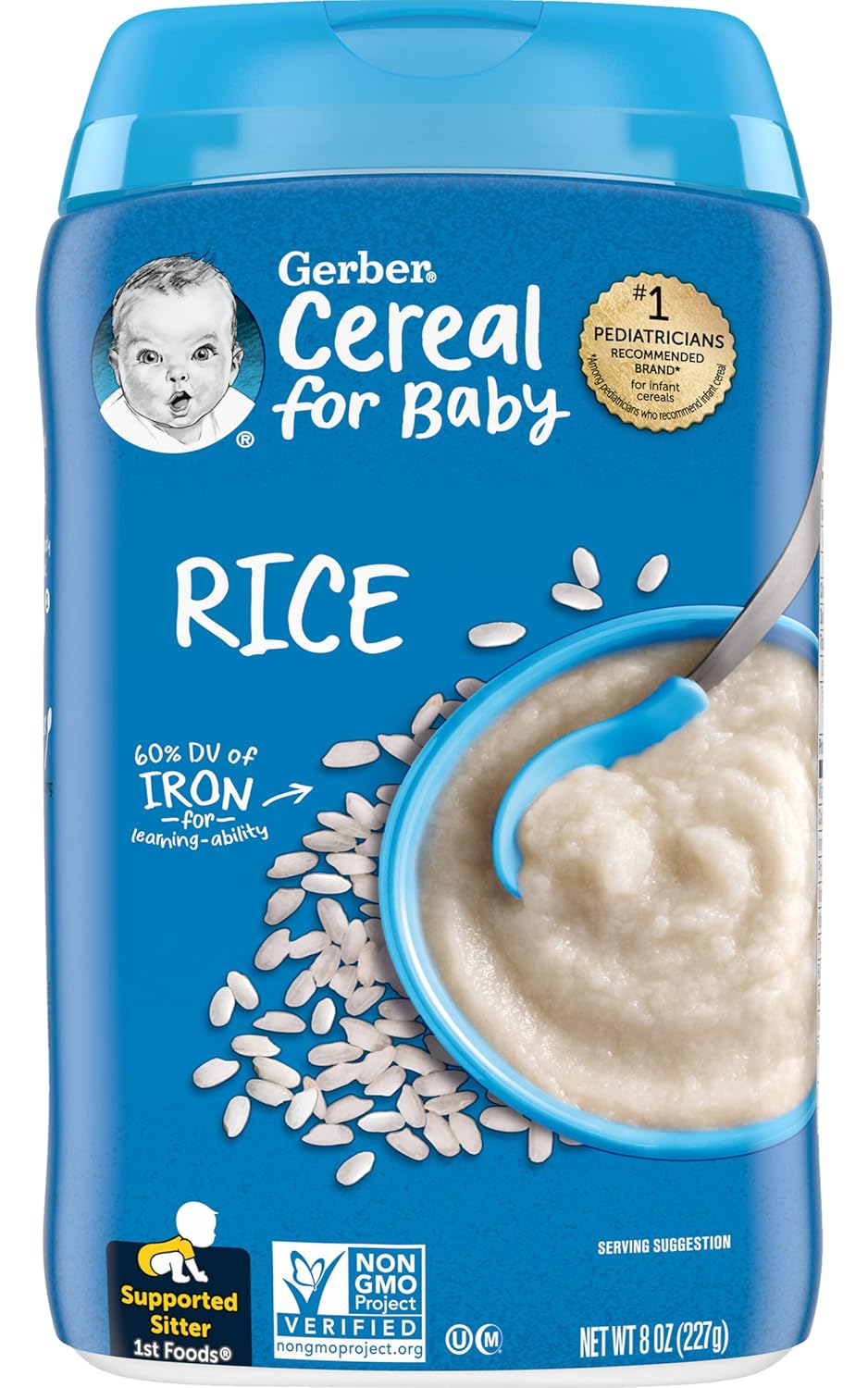GERBER GRAIN NON - GMO RICE CEREALS 227 GM - SuperMarcheStore