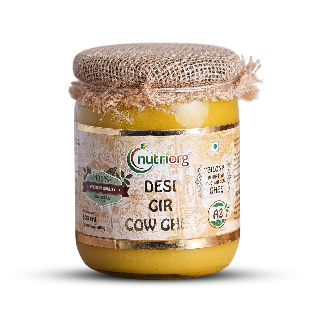 NUTRIORG DESI GIR COW GHEE 500GM