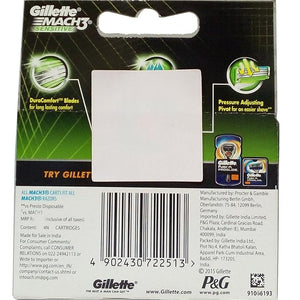GILLETE MACH 3 SENSITIVE 4N - SuperMarcheStore