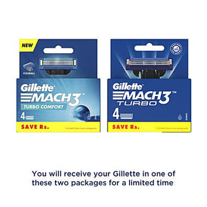 GILLETE MACH 3 TURBO CART 4 - SuperMarcheStore