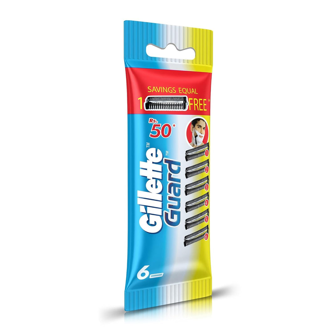 GILLETTE GUARD SHAVING BLADE 6S - SuperMarcheStore