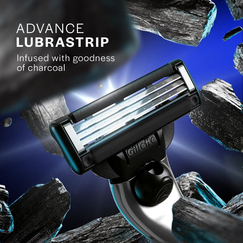 GILLETTE MACH 3 CHARCOAL RAZOR 1N - SuperMarcheStore