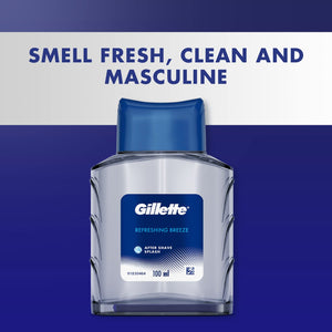 GILLETTE REFRESHING BREEZE AFTER SHAVE SPLASH 100 ML - SuperMarcheStore