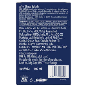 GILLETTE REFRESHING BREEZE AFTER SHAVE SPLASH 100 ML - SuperMarcheStore
