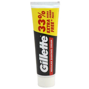 GILLETTE REGULAR SHAVING CREAM 70 GM - SuperMarcheStore