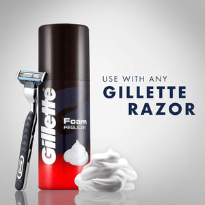 GILLETTE REGULAR SHAVING FOAM 50G - SuperMarcheStore