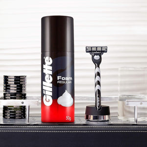GILLETTE REGULAR SHAVING FOAM 50G - SuperMarcheStore