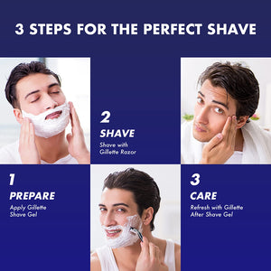 GILLETTE SHAVE GEL COMFORTABLE GLIDE 195 GM - SuperMarcheStore